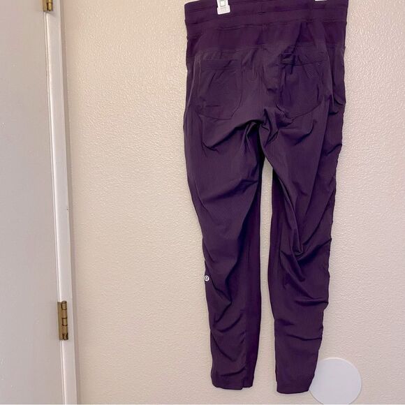 Lululemon Street To Studio Pant II Deep Zinfandel purple lightweight crop 6 - Picture 2 of 12